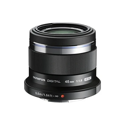 Afbeelding van Olympus M.Zuiko Digital 45Mm F1.8 Objectief, Heldere Vaste Brandpuntsafstand, Geschikt Voor Alle Mft Camera&#039;S (Olympus Om D &amp; Pen Modellen, Panasonic G Serie), Zwart