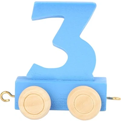 Afbeelding van small foot Coloured Numbers Train 3