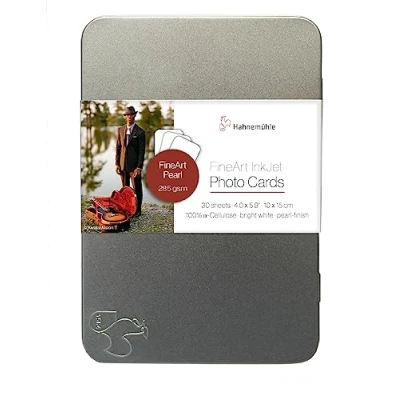 Afbeelding van Hahnemühle 10640772 Digital FineArt Peal Photo Cards, 10 x 15, 100 150 mm