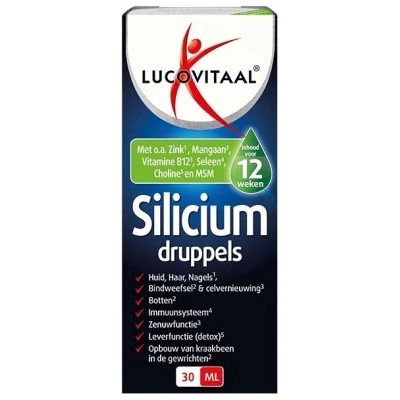 Afbeelding van Stapel tot 60% korting Lucovitaal Silicium Druppels 30ml