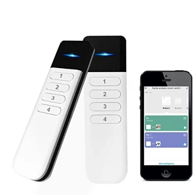 Afbeelding van ZigBee Schakelaar, 4 versnellingen, draadloos, 12 scène schakelaars, mechanische knop, batterij aangedreven Smart home automatisering, scenarioschakelaar voor Tuya Devices, werkt alleen met