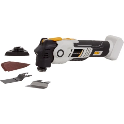 Afbeelding van Oscillerende multitool Anti vibratie 18V Incl. 2.0 Ah Accu / 2.4 Oplader Geschikt voor allerlei klussen: zagen, schrapen, schuren, enz. Maxxpack