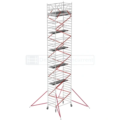 Afbeelding van Altrex rolsteiger RS TOWER 52 Traditioneel 1,35x1,85 WH 11,20m Fiber Deck