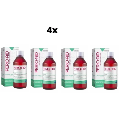 Afbeelding van 4x PerioAid Mondspoelmiddel Active Control 0,05% 500 ml