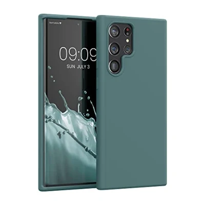 Afbeelding van kwmobile telefoonhoesje compatibel met Samsung Galaxy S22 Ultra hoesje Zachte case voor smartphone Back cover in Arctische nacht