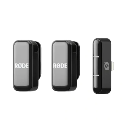 Afbeelding van Rode Wireless Micro Lightning Black draadloze dasspeld microfoon