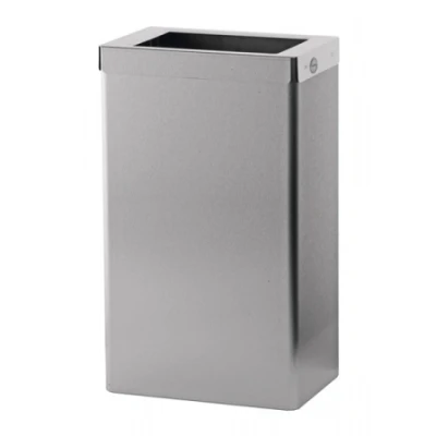 Afbeelding van SanTRAL afvalbak open 22l RVS