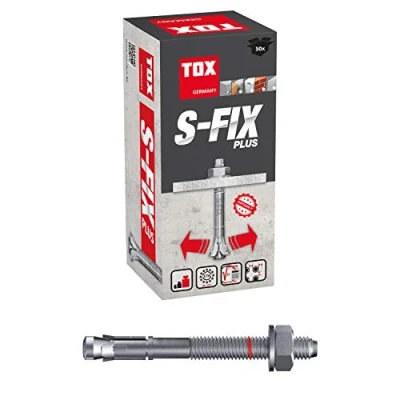 Afbeelding van TOX Boutenanker S Fix Plus M8 x 130/60+73 mm 50 stuks 04210111 verzinkt