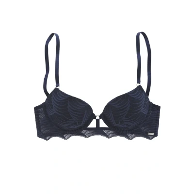 Afbeelding van Lascana Pushup BH, Dames, Maat: 80C, Darkblue