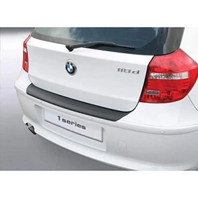 Afbeelding van RGM ABS Achterbumper beschermlijst passend voor BMW 1 Serie E87 3/5 deurs 2004 2007 Zwart
