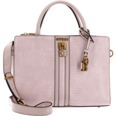Afbeelding van Guess Ginevra Elite Society Satchel Handtas, Dames, Maat: One Size, Light rose