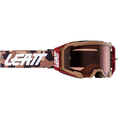 Afbeelding van Leatt 2024 Velocity 5.5 Crossbril RubyStone Roze (Lens: Roze)
