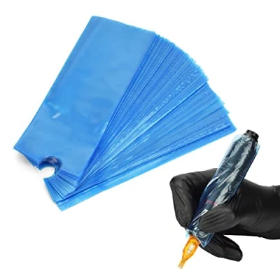 Afbeelding van ATOMUS 200 stuks wegwerp tattoo hoezen bedekken zakken voor pen machine tas Plastic accessoires