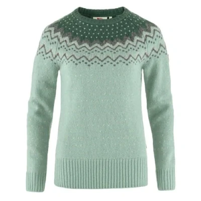 Afbeelding van Trui Fjällräven Women Övik Knit Sweater Misty Green Deep Patina XL
