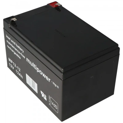 Afbeelding van Multipower MP12 12 loodbatterij volt 12Ah