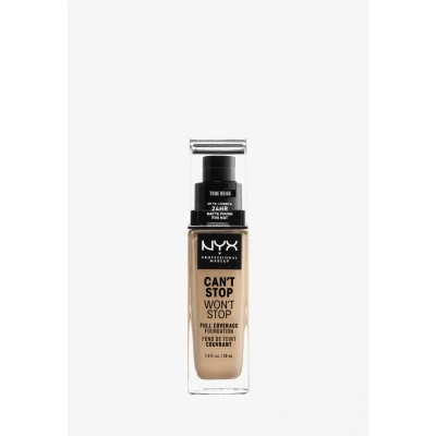 Afbeelding van NYX Professional Makeup Can&#039;t Stop Won&#039;t Full Coverage Foundation True Beige 30 ml