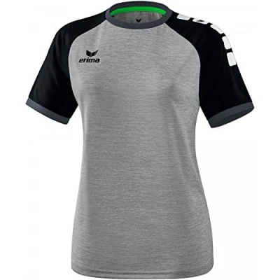Afbeelding van Zenari 3.0 shirt dames grey melange/zwart/donkergrijs / 44