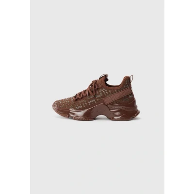 Afbeelding van Steve Madden Maxout dames sneaker Bruin Maat 38