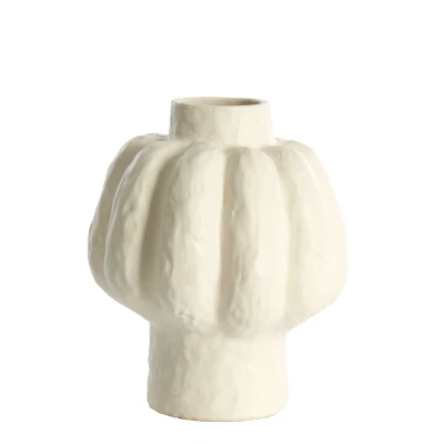 Afbeelding van Light &amp; Living Vaas ALIVERI Ø25x29cm Wit