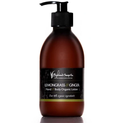 Afbeelding van Lemongrass &amp; Ginger Fris Pittig Biologische Hand Bodylotion 300ml