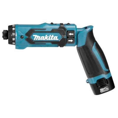 Afbeelding van Makita DF012DSE 7,2 V Precisie pen schroevendraaier 1,5 ah accu (2 st), lader, in koffer