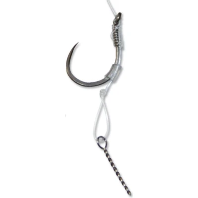 Afbeelding van Maver Invincible CS 24 Spike Hair Rig Barbless 8pcs Maat : 10cm haak 14 0.20mm