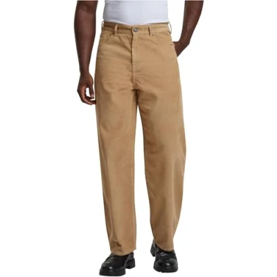 Afbeelding van Urban Classics 90&#039;s Corduroy Broek rechte pijpen Taille, 42 inch Beige