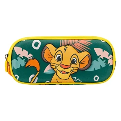 Afbeelding van De lion king groen 3d dubbele pennenetui, groen, pennenetui