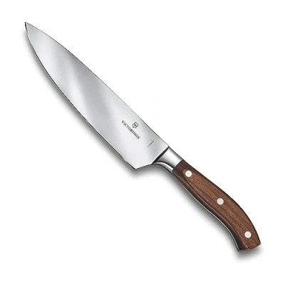 Afbeelding van Victorinox, 7.7400.20G, Grand Maître, Tranchiermesser, Extra scharfe Klinge, mit geradem Schliff, edlem Holzgriff, Braun,