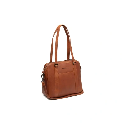 Afbeelding van Leren Schoudertas Cognac Porlezza