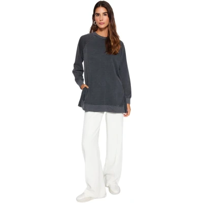 Afbeelding van Trendyol TCTSS23TW00062 Volwassenen Vrouwen Antraciet M