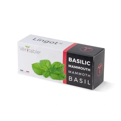 Afbeelding van Lingot Basilic Mammoet compatibel met echte binnenmoestuin en Exky® kant klare navulverpakking substraat geïntegreerde zaden