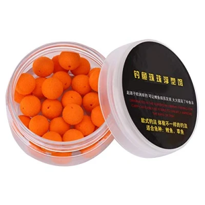 Afbeelding van 30 stks 10/12mm Schuim Vissen Lokt Pop Up Boilies Zachte Pellets Bal Karper Drijvende Lokken Visvoer Nest Tool(10MM Sinaasappel Zoete Aardappelsmaak 10MM)