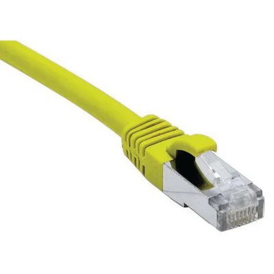 Afbeelding van Netwerkkabel RJ45 CAT 6A F/UTP LSOH SNG geel 0.5 m