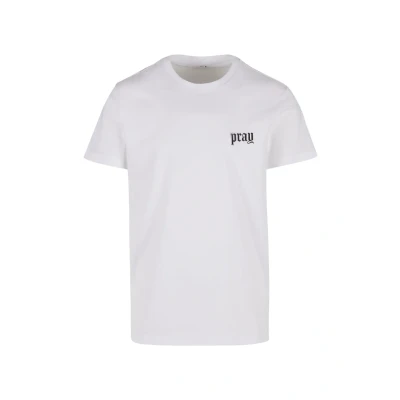 Afbeelding van Mister TEE OLD English Wording EMB Tshirt print, Dames, Maat: Small, White