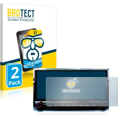 Afbeelding van BROTECT (2 Stuks) Schermbeschermer voor Kia Ceed 2022 Infotainment System 10.25&quot; Screen Protector Transparant