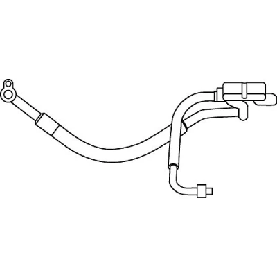 Afbeelding van Hoge druk / lage drukleiding, airconditioning MAHLE AP 74 000P