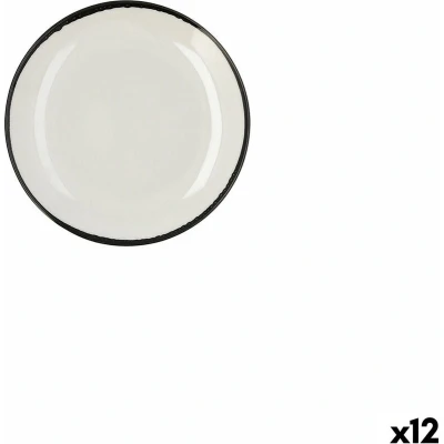 Afbeelding van Eetbord Ariane Vital Filo Wit Keramisch Ø 18 cm (12 Stuks)