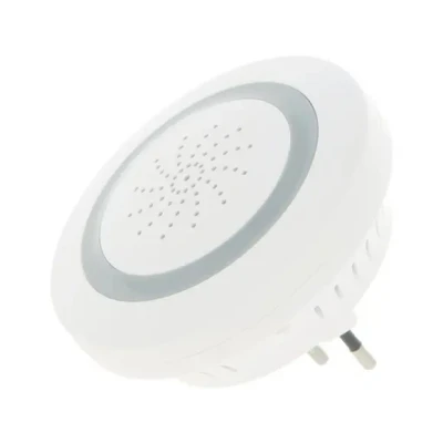 Afbeelding van Qnect Intelligente binnensirene werkt met WiFi, verbind deze de Home app, compatibel Alexa en Google Home.