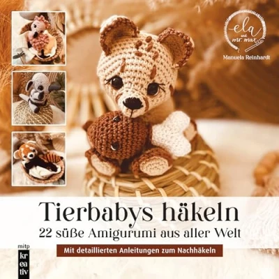 Afbeelding van Tierbabys häkeln: 22 süße Amigurumi aus aller Welt Mit detaillierten Anleitungen zum Nachhäkeln