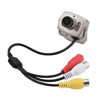Afbeelding van MAGT Mini Camera, 6LED Bedrade CMOS CCTV Bewakingscamera Nachtzicht Digitale Videocamera PAL/NTSC (PAL Systeem)