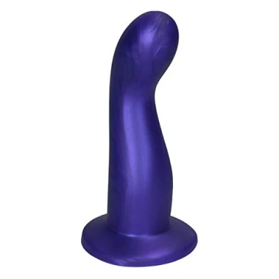 Afbeelding van Ylva &amp; Dite Leda Siliconen G spot / Prostaat dildo Made in Holland Iridescent Violet