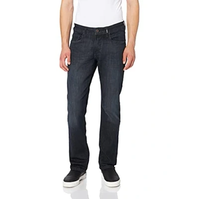 Afbeelding van camel active Heren 488765 Straight Jeans, Zwart 86, 44W / 34L