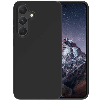 Afbeelding van Samsung Galaxy S23 FE Hoesje Gerecycled Siliconen en TPU (zacht) dbramante1928 Backcover/Softcase Zwart Telefoonhoesje