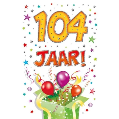 Afbeelding van Kaart That funny age 104 jaar AT1053