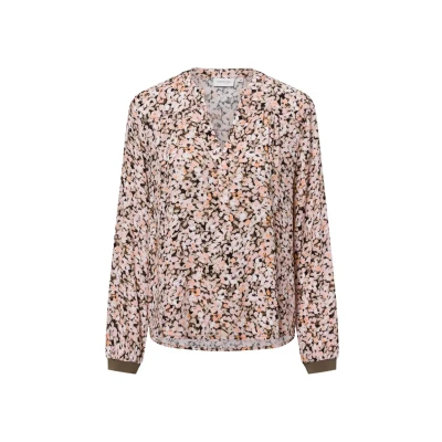 Afbeelding van comma Blouse, Dames, Maat: 34, Rosa