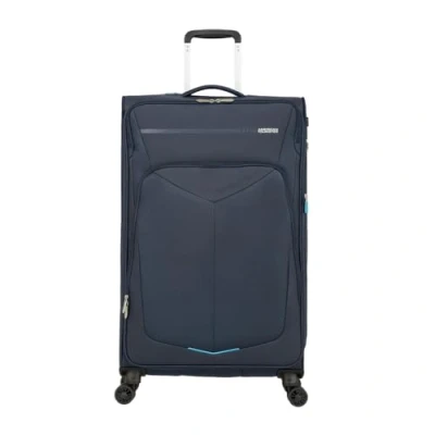 Afbeelding van American Tourister Summerfunk Spinner 79 Expandable navy Zachte koffer