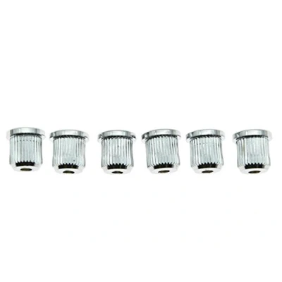 Afbeelding van Dopro Set van 6 Chrome Gitaar String Door Body 5/16 &quot;String Ferrules voor Amerikaanse Standaard Telecaster