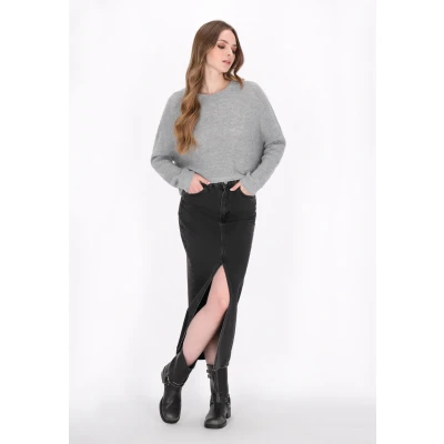 Afbeelding van Dreimaster Trui, Dames, Maat: XS/S, Grey melange