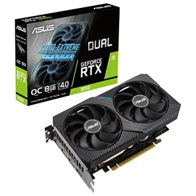 Afbeelding van VGA Asus GeForce RTX 3050 DUAL RTX3050 O8G
